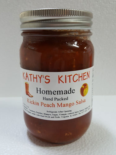 Kickin Peach Mango Salsa